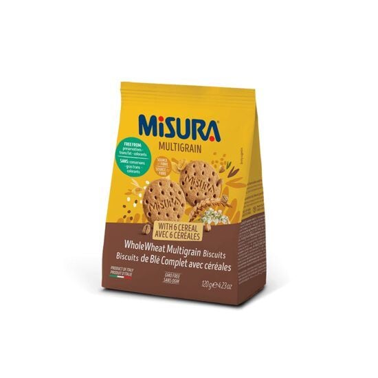 Biscuiti integrali cu dovleac, morcovi si portocale, 260 g, Misura Engros