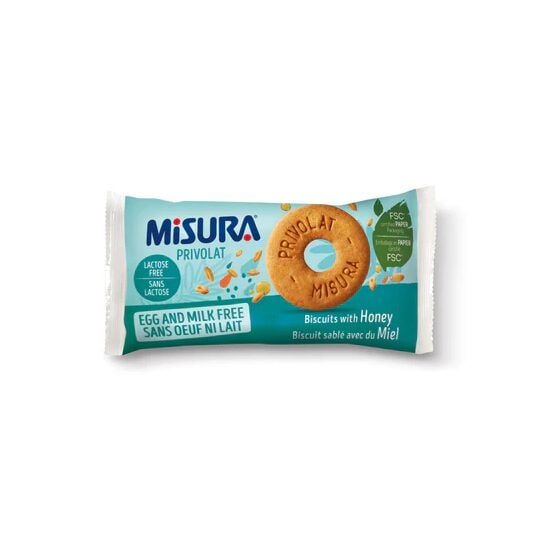 Misura biscuiti miere fara lactoza, 33.3g, Misura Engros