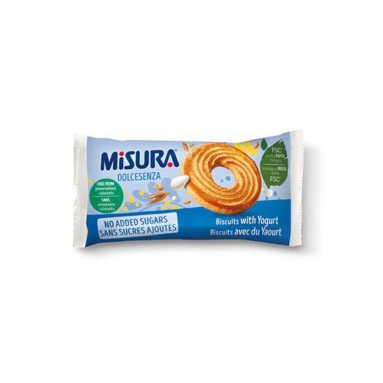 Biscuiti cu iaurt Misura, fara zahar, 33.3 g Engros