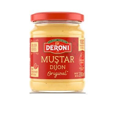 Mustar Dijon original Deroni, 200 g Engros