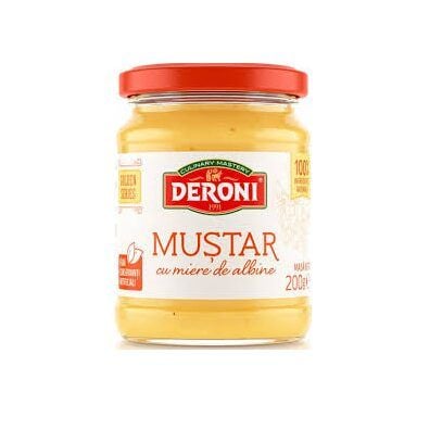 Mustar cu miere de albine Deroni, 200 g Engros