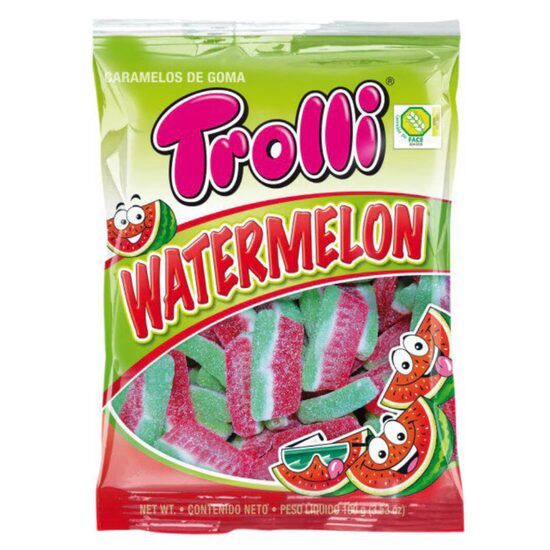 Jeleuri gumate Trolli pepene 100 g Engros
