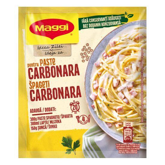 Maggi Ideea Zilei, Paste Carbonara, 37g Engros