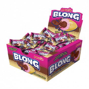 Guma de mestecat Blong Napolitano, umplutura cu gust de napolitane, 5 g, 40 bucati Engros