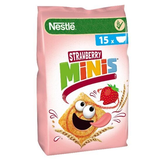 Cereale pentru mic dejun Strawberry Cini Minis, 450g Engros