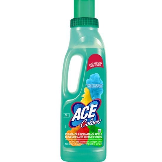 Solutie pentru indepartarea petelor Ace Colors, 1L Engros