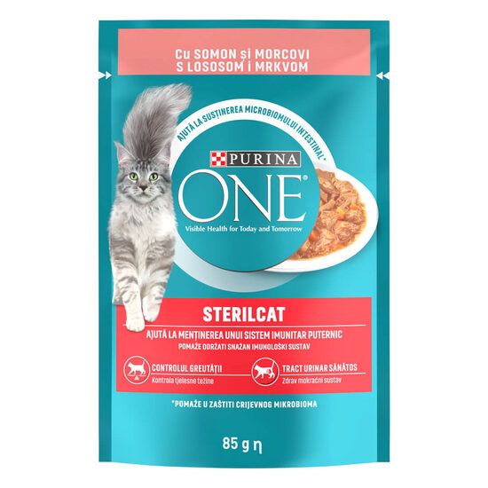 Hrană umedă pentru pisici sterilizate, Purina, 85g Engros