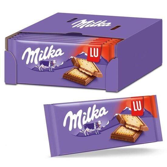 Ciocolata cu biscuiti Milka LU, 87 g Engros