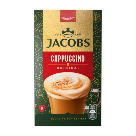 Cappuccino Jacobs Instant 8 x 11,6 g Engros