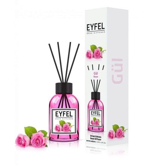 Odorizant camera cu betisoare Eyfel, 120 ml, Parfum de trandafir Engros