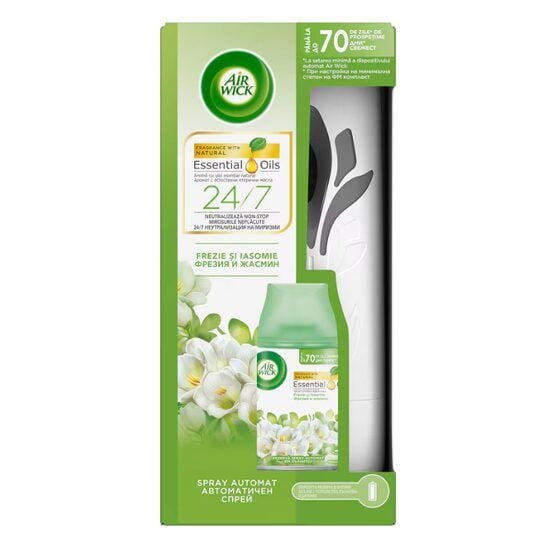Odorizant AIRWICK Fresh Matic Max + Rezerva 250 ml, Frezie&Iasomie Engros