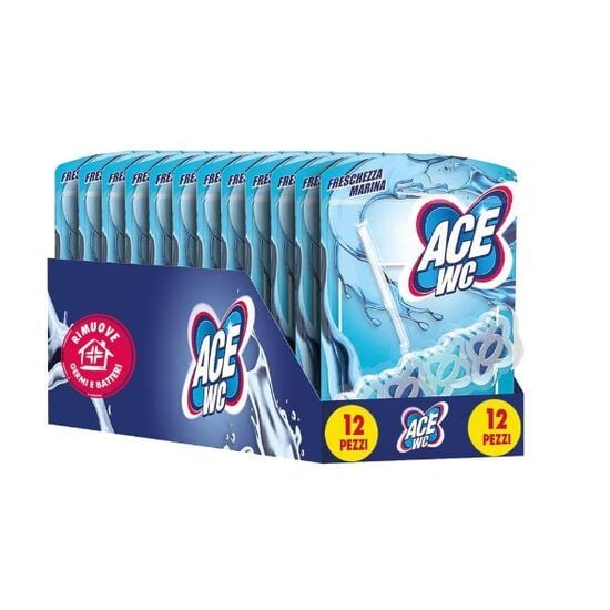 Odorizant toaleta Ace WC briza marina, spuma activa anticalcar, 48 g Engros
