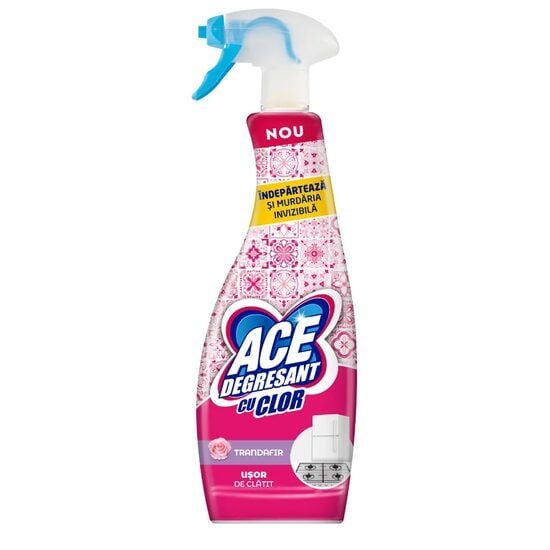Degresant spray pentru bucatarie cu clor Ace 650ml Engros