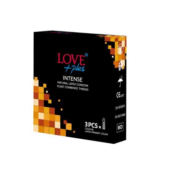 Prezervative Love plus intense, 3buc Engros