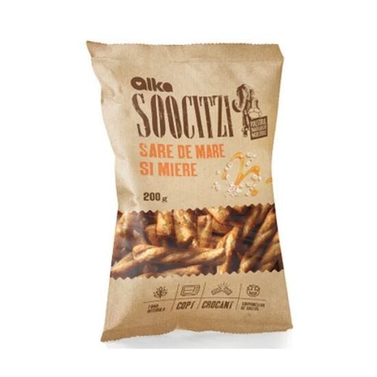 Soocitzi cu Sare de Mare și Miere, Alka, 200g Engros