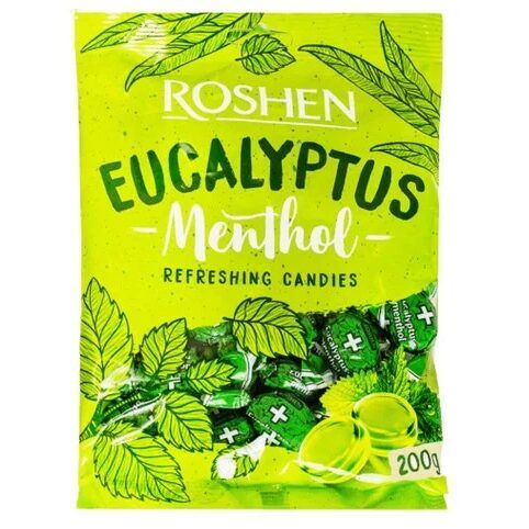 Dropsuri Roshen Eucalyptus, 200g, Gust de Eucalipt si Mentol Engros