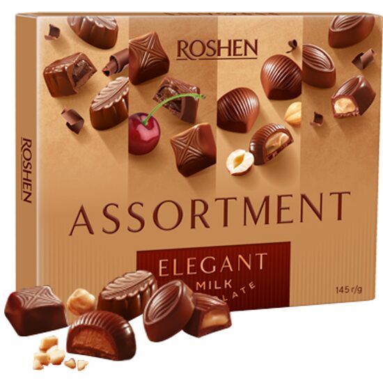 Praline Roshen Assortment Elegant - 145g Engros