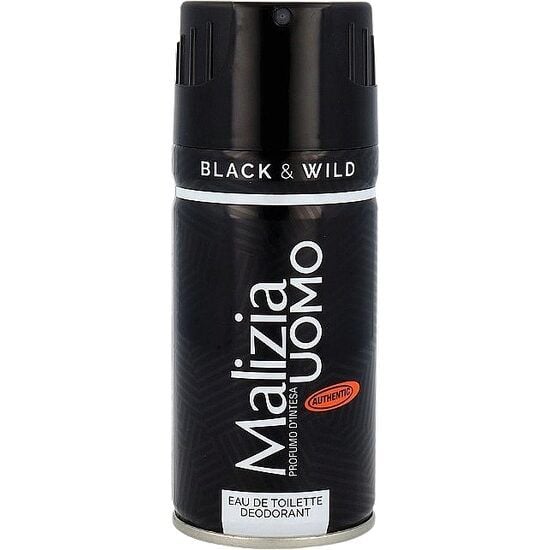 Deodorant Malizia Uomo Black & Wild 150 ml Engros