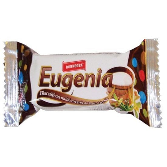 Biscuiti Eugenia Dobrogea cu crema de lapte si vanilie, 36 g Engros