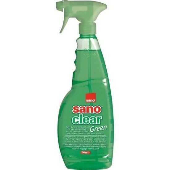 Sano Clear Green Trigger glass cleaner, 1L Engros