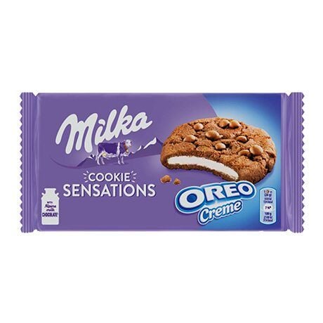 Milka Cookies Sensations Oreo Cream 156g Engros