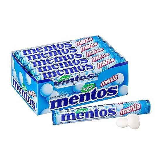 Drajeuri cu menta Mentos Mint 38 g Engros