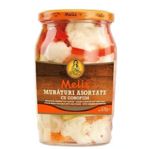 Muraturi asortate cu conopida Melis  670g Engros