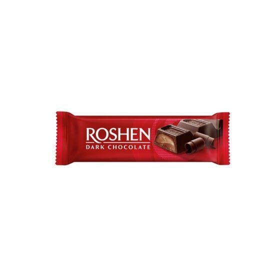 Baton ciocolată neagră Roshen Dark 33g Engros