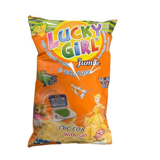 Pufuleti Jumbo cu surprize Lucky Girl 70g Engros
