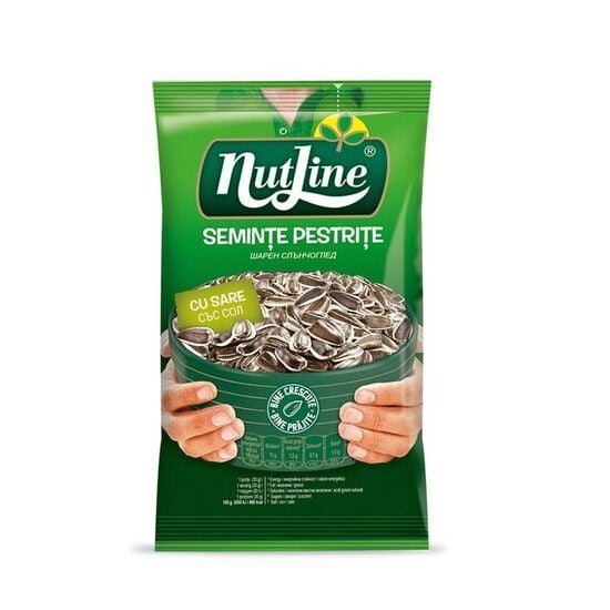 Seminte pestrite de floarea soarelui cu sare Nutline, 100 g Engros