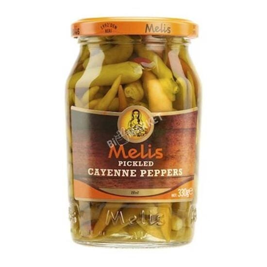 Ardei Iuti Melis Cayenne in Otet, 330 g Engros