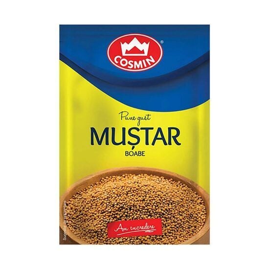 Mustar boabe Cosmin 20 g Engros
