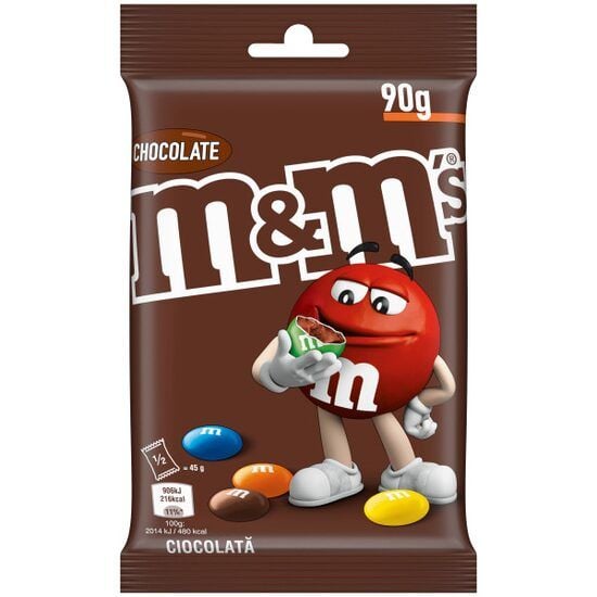 M&M\'s Chocolate bomboane din ciocolata cu lapte 90 g Engros