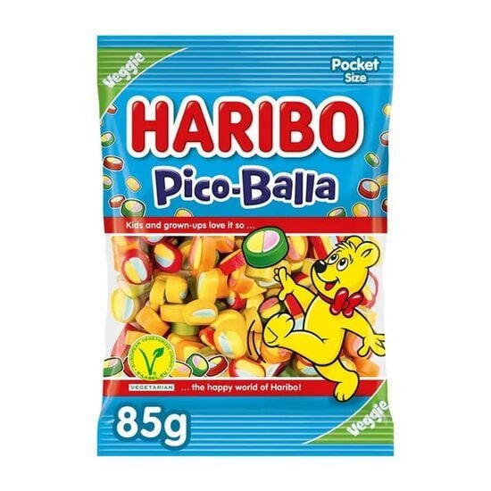 Jeleuri Haribo Pico Balla, 85 g Engros