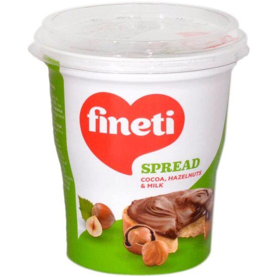 Crema tartinabila Fineti cu cacao, alune de padure si lapte 400g Engros