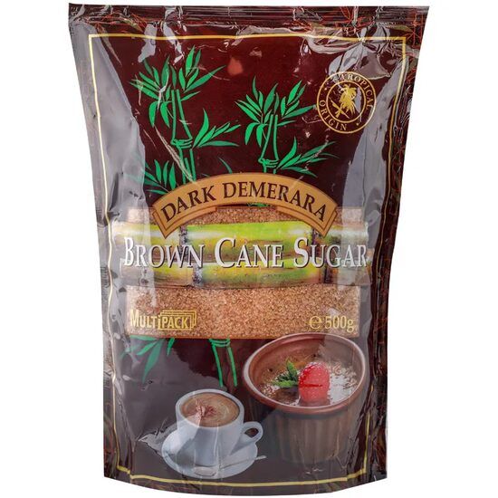 Zahăr brun Dark Demerara 500g Engros