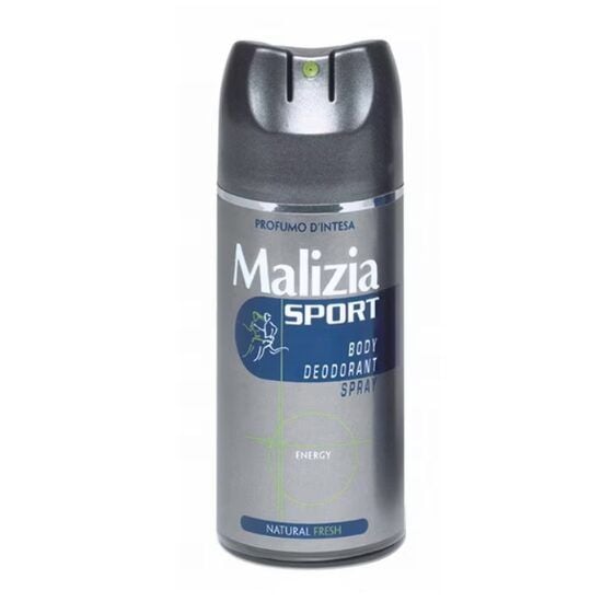 Deodorant body spray Malizia Sport Natural Fresh 150ml Engros