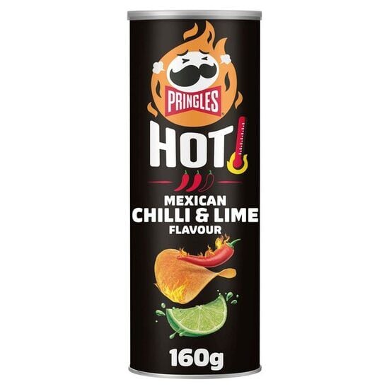 Chipsuri Pringles Hot Mexican Chilli & Lime 160g Engros