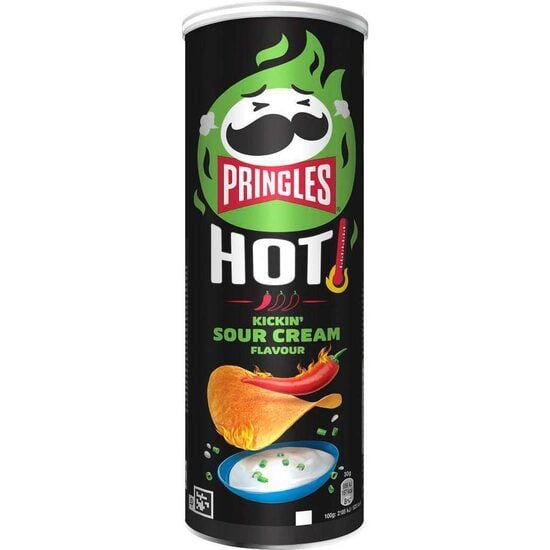 Chipsuri Pringles Hot Kickin Sour Cream 160g Engros