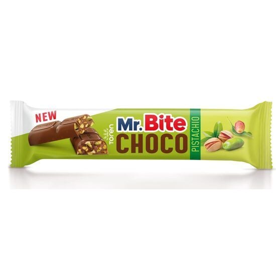 Ciocolata cu fistic Mr. Bite Choco 26g Engros
