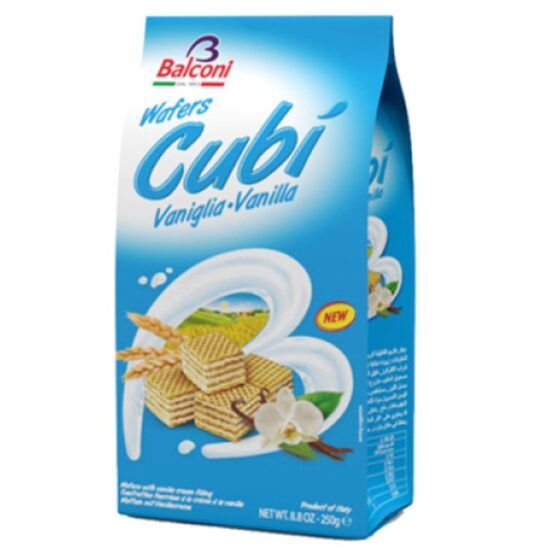 Napolitane cu crema de vanilie Cubi Balconi, 250 g Engros