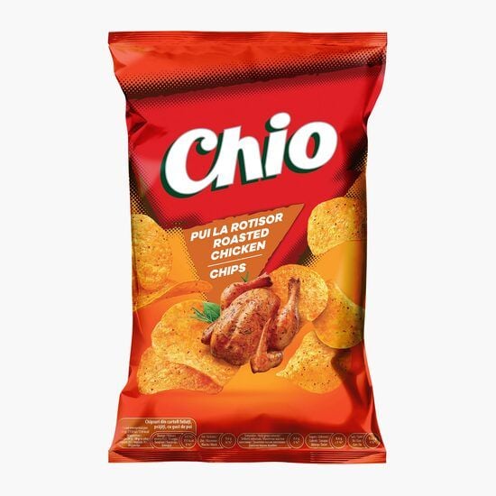 Chipsuri din cartofi cu aroma de pui la rotisor Chio Chips 125g Engros