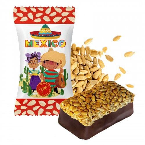 Batoane de ciocolata cu seminte de floarea soarelui prajite Mexico, 700 g Engros