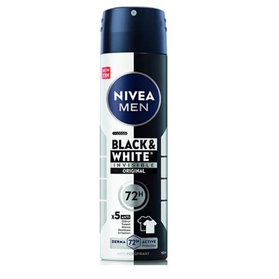 Deodorant spray Nivea Deo masculin Invisible for Black&White Power, 150 ml Engros