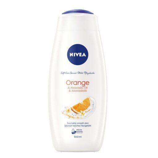 Gel de duș cu portocală și ulei de avocado Nivea, 500ml Engros