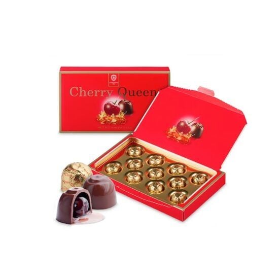 Praline de Ciocolata Roshen Cherry Queen, cu Umplutura de Cirese, 192 g Engros