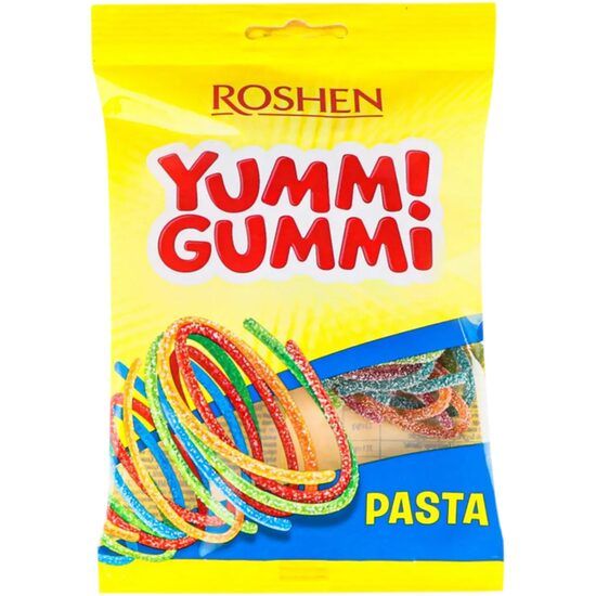 Jeleuri Roshen Yummi Gummi Pasta 70g – Gust Fructat, Formă Distractivă, Perfecte pentru Copii și Gustări Dulci Engros