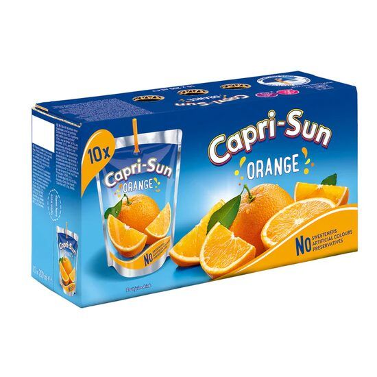 Bautura necarbogazoasa cu suc de portocale Capri-Sun Orange, 0.2 l Engros