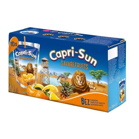 Bautura necarbogazoasa cu suc de portocale Capri-Sun Safari, 0.2 l Engros
