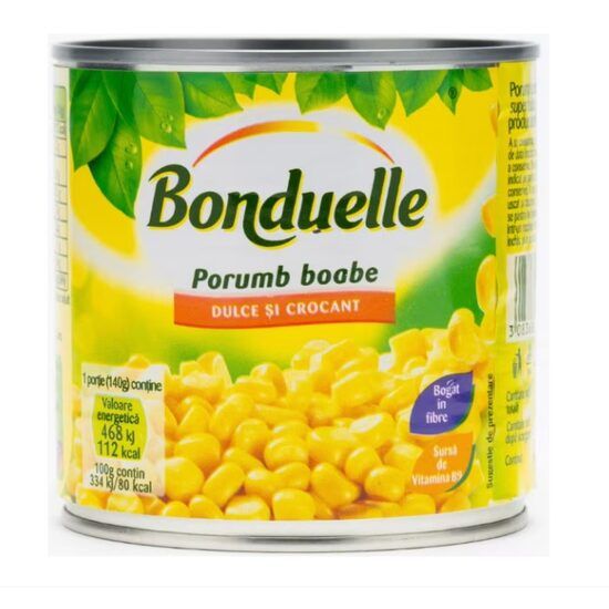 Porumb boabe, super dulce si crocant Gold Bonduelle, 340g Engros